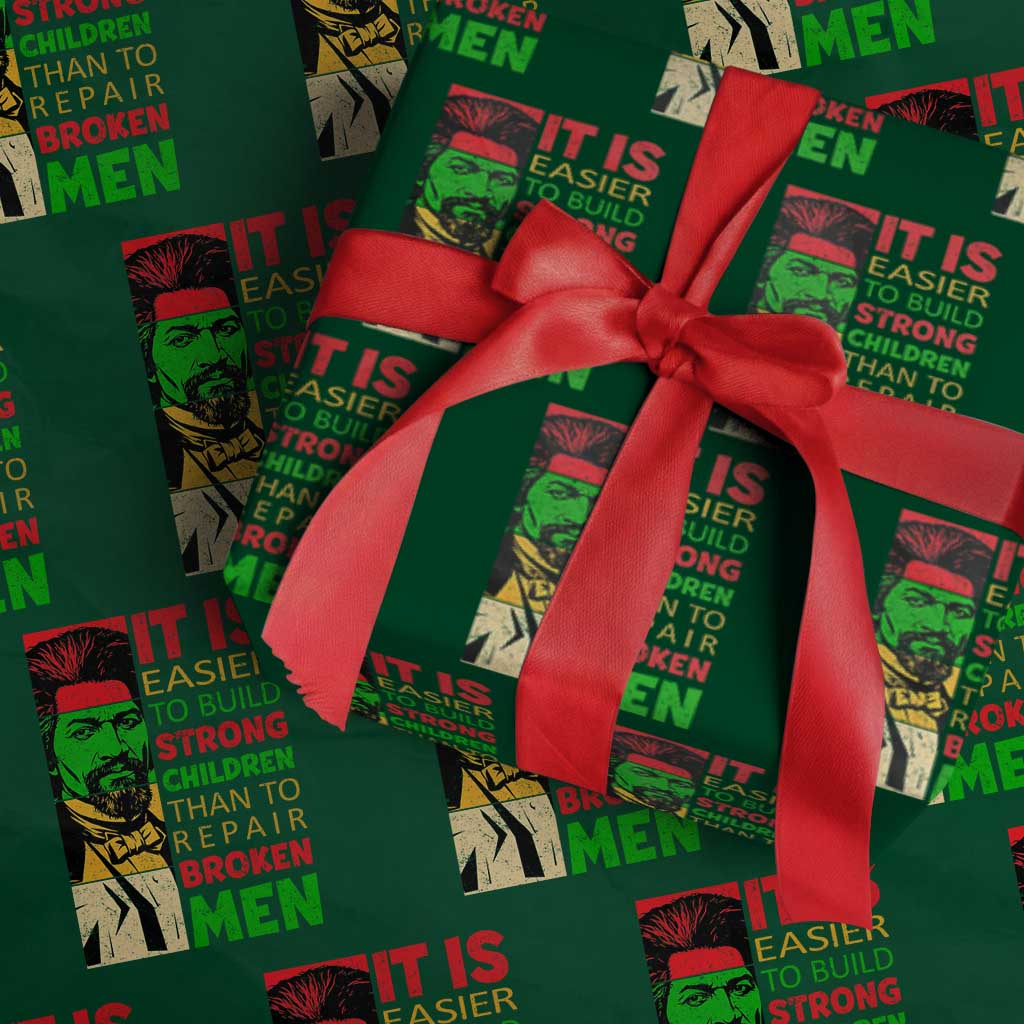 Frederick Douglass Pride Quote Wrapping Paper Roll Black History Month - Wonder Print Shop