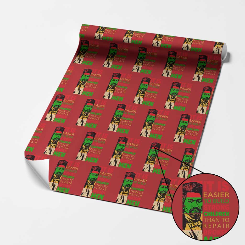 Frederick Douglass Pride Quote Wrapping Paper Roll Black History Month - Wonder Print Shop