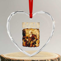 Frederick Douglass Quote Heart Crystal Glass Ornament Once You Learn to Read - Wonder Print Shop