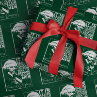 Frederick Douglass Quote Wrapping Paper Roll Black History Month - Wonder Print Shop
