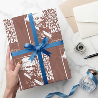 Frederick Douglass Quote Wrapping Paper Roll Black History Month - Wonder Print Shop