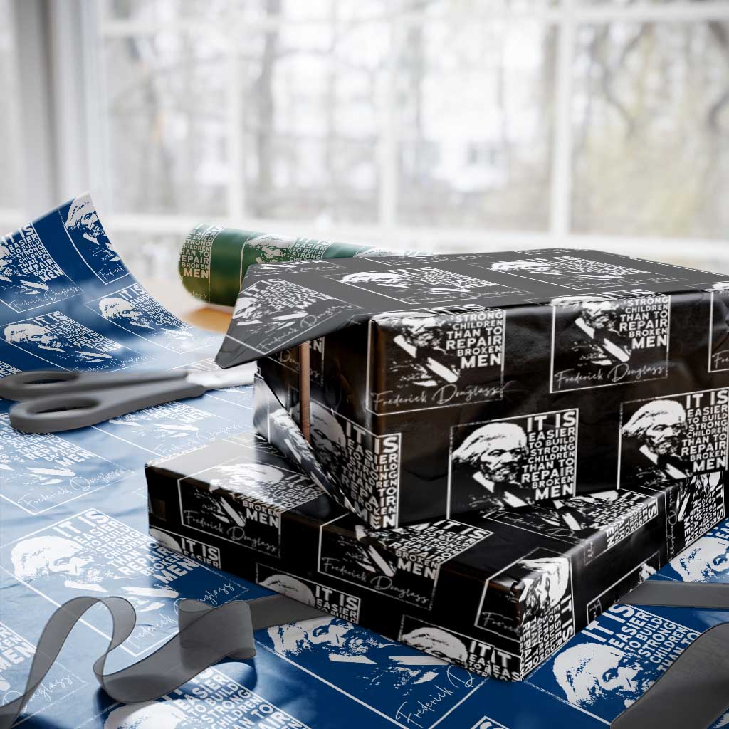 Frederick Douglass Quote Wrapping Paper Roll Black History Month - Wonder Print Shop
