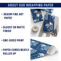 Frederick Douglass Quote Wrapping Paper Roll Black History Month - Wonder Print Shop