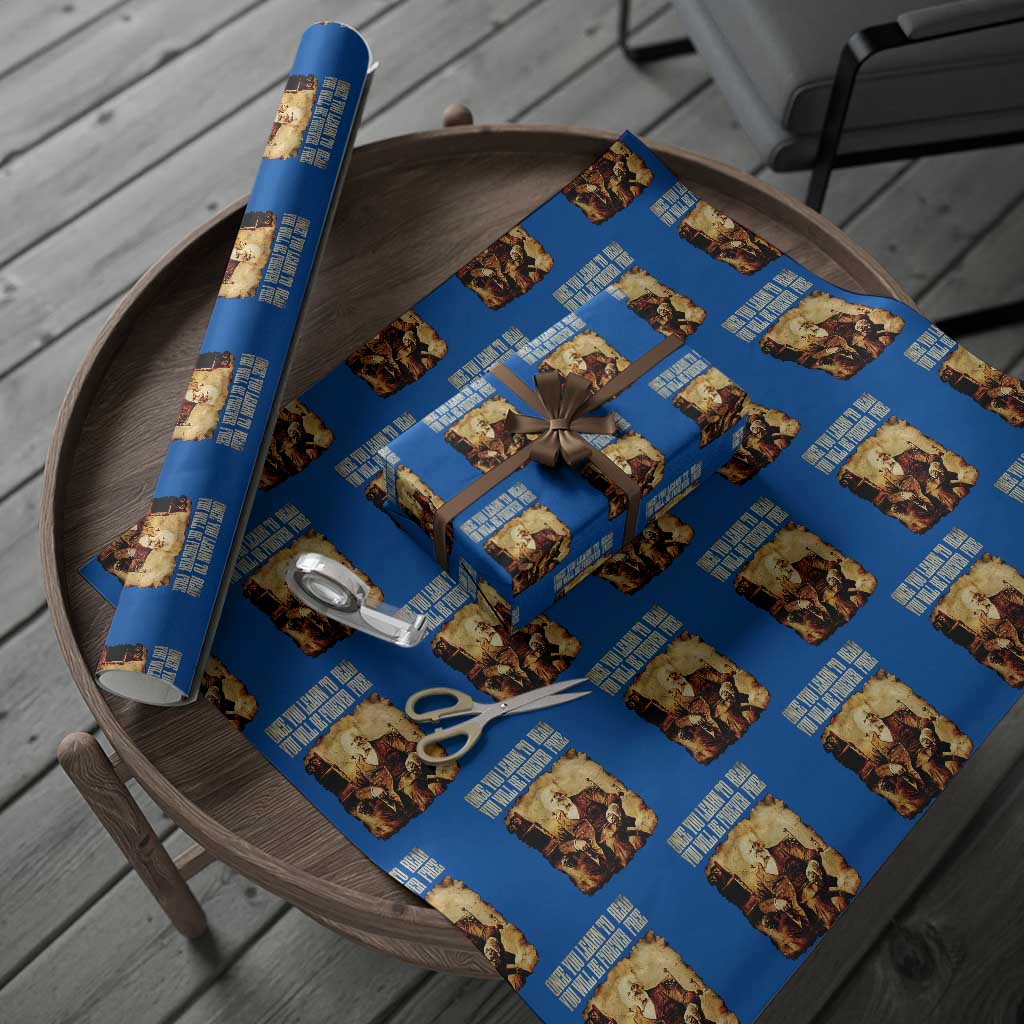 Frederick Douglass Quote Wrapping Paper Roll Once You Learn to Read - Wonder Print Shop