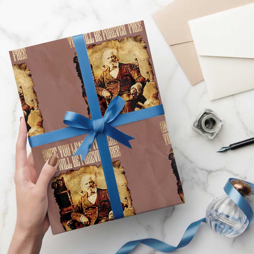 Frederick Douglass Quote Wrapping Paper Roll Once You Learn to Read - Wonder Print Shop