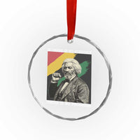 Frederick Douglass Struggle And Progress Crystal Glass Ornament Inspirational Black History - Wonder Print Shop