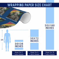 Frederick Douglass Struggle And Progress Wrapping Paper Roll Inspirational Black History - Wonder Print Shop