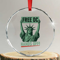 Free DC Hands Off Crystal Glass Ornament Statue of Liberty for Washington D.C. Rights TS02