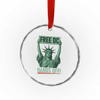 Free DC Hands Off Crystal Glass Ornament Statue of Liberty for Washington D.C. Rights TS02