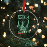 Free DC Hands Off Crystal Glass Ornament Statue of Liberty for Washington D.C. Rights TS02