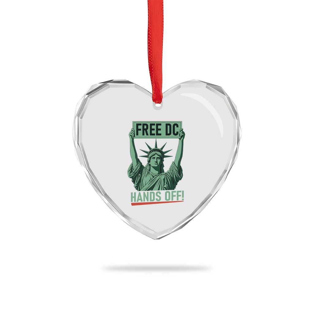 Free DC Hands Off Heart Crystal Glass Ornament Statue of Liberty for Washington D.C. Rights - Wonder Print Shop