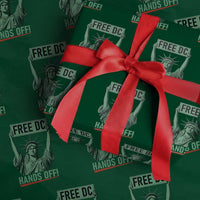 Free DC Hands Off Wrapping Paper Roll Statue of Liberty for Washington D.C. Rights - Wonder Print Shop