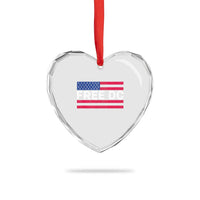 Free DC Patriotic Heart Crystal Glass Ornament Defend Washington D.C. Statehood American Flag - Wonder Print Shop