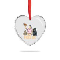 Free DC Sandwich Guy Heart Crystal Glass Ornament Washington DC Pride Political Satire - Wonder Print Shop