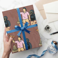 Free DC Sandwich Guy Wrapping Paper Roll Washington DC Pride Political Satire - Wonder Print Shop