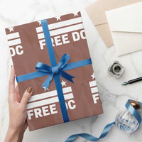 Free DC Wrapping Paper Roll Defend Washington D.C. Statehood Politics - Wonder Print Shop