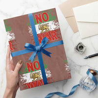 Free Iran Flag Wrapping Paper Roll No War Support Iranian Freedom
