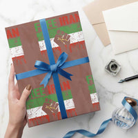 Free Iran Flag Wrapping Paper Roll Support Iranian Freedom No War