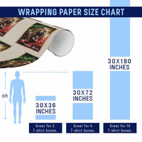 Free Iran Lion Wrapping Paper Roll Freedom Resistance Solidarity Movement Gift