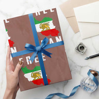 Free Iran Revolution 2026 Wrapping Paper Roll Sun and Lion Flag Iranian Freedom Justice