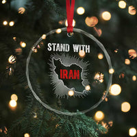 Free Iran Support Crystal Glass Ornament Stand With Iran