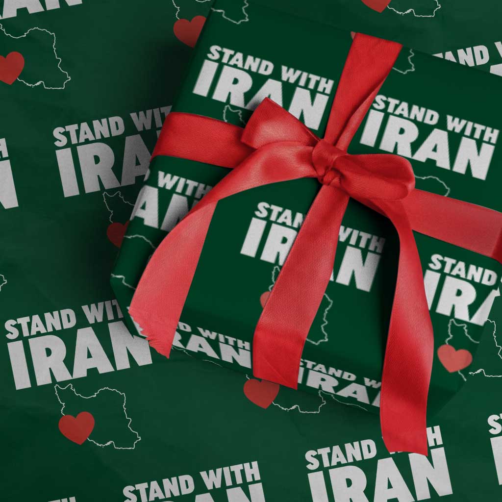 Free Iran Support Iranian MIGA Wrapping Paper Roll