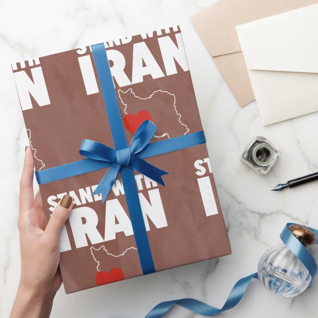 Free Iran Support Iranian MIGA Wrapping Paper Roll