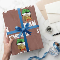 Free Iran Support Iranian MIGA Wrapping Paper Roll Stand With Iran