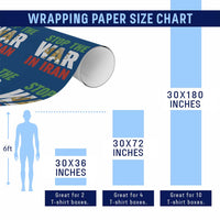 Free Iran Support Iranian MIGA Wrapping Paper Roll Stop The War In Iran