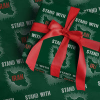 Free Iran Support Wrapping Paper Roll Stand With Iran