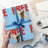 Free Iran Wrapping Paper Roll Iranian Freedom Memorial Hamid Mahdavi Tribute