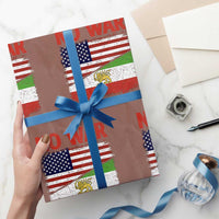 Free Iran Wrapping Paper Roll No War Peace American Iran Unity