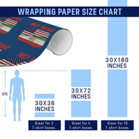Free Iran Wrapping Paper Roll No War Peace American Iran Unity