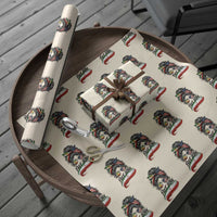 Free Iran Wrapping Paper Roll Persian American Pride Lion Sun Flag Messy Bun