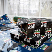 Free Iran Wrapping Paper Roll Support Iranian Freedom