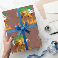 Free Persian Wrapping Paper Roll Iran Flag Lion And Sun Persian Pride Iranian Protests