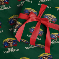Free Venezuela Flag Chain Breaker Wrapping Paper Roll Powerful Liberation for Liberation Supporters - Wonder Print Shop