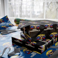 Free Venezuela Flag Chain Breaker Wrapping Paper Roll Powerful Liberation for Liberation Supporters - Wonder Print Shop