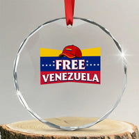 Free Venezuela Flag Patriotic Crystal Glass Ornament Venezuela Pride - Wonder Print Shop