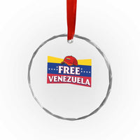 Free Venezuela Flag Patriotic Crystal Glass Ornament Venezuela Pride - Wonder Print Shop