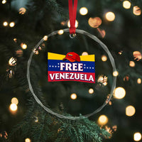 Free Venezuela Flag Patriotic Crystal Glass Ornament Venezuela Pride - Wonder Print Shop