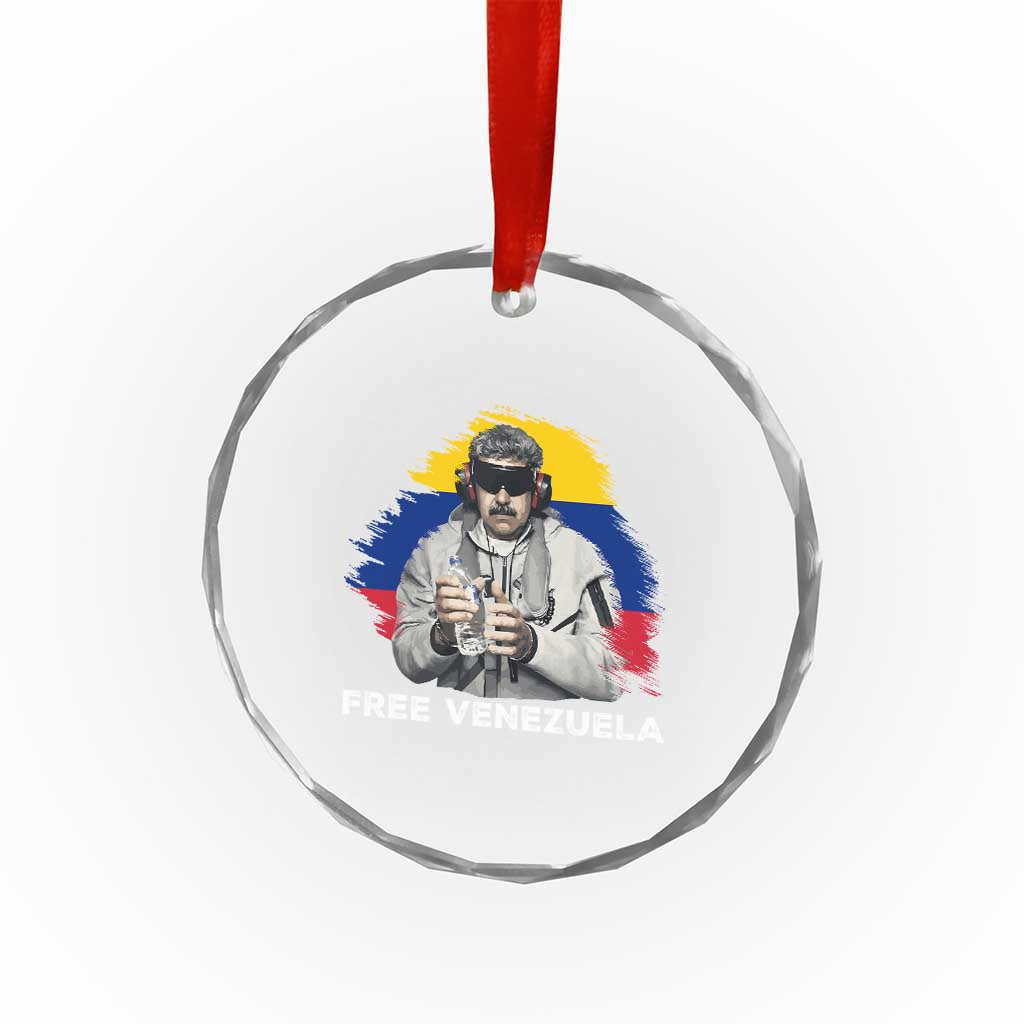 Free Venezuela Maduro Crystal Glass Ornament Political Satire - Wonder Print Shop