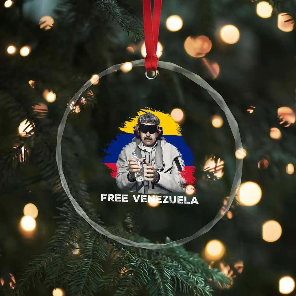 Free Venezuela Maduro Crystal Glass Ornament Political Satire - Wonder Print Shop