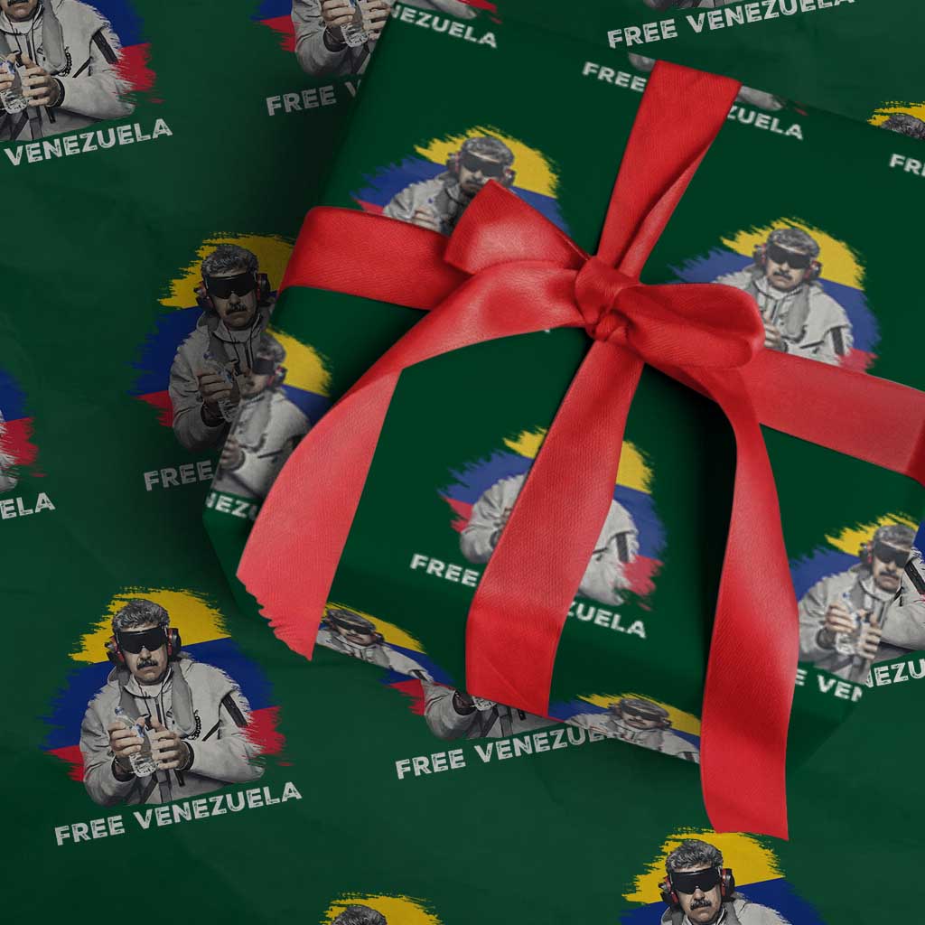 Free Venezuela Maduro Wrapping Paper Roll Political Satire - Wonder Print Shop