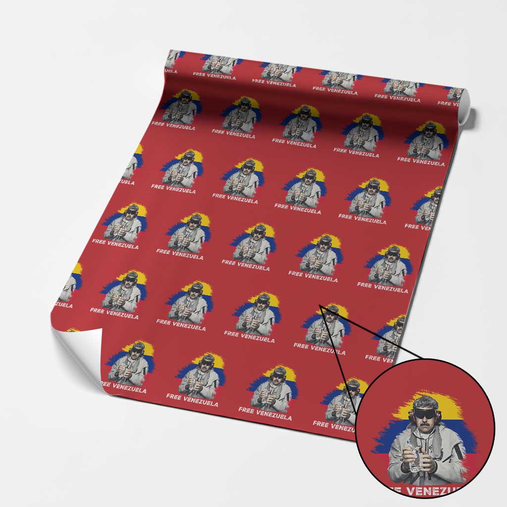 Free Venezuela Maduro Wrapping Paper Roll Political Satire - Wonder Print Shop