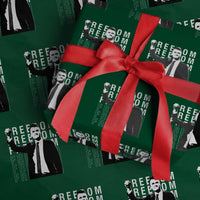 Freedom Charlie Kirk Tribute Wrapping Paper Roll A True Patriot Leagacy Memorial - Wonder Print Shop