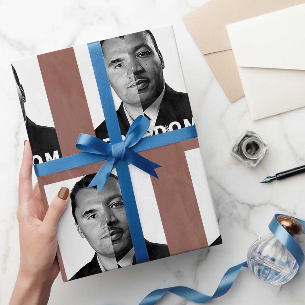 Freedom Charlie Kirk Wrapping Paper Roll Martin Luther King Jr - Wonder Print Shop