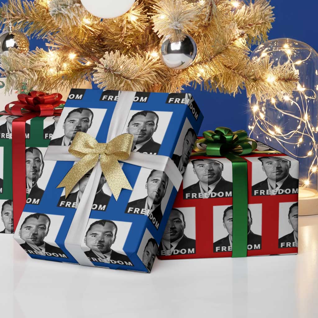 Freedom Charlie Kirk Wrapping Paper Roll Martin Luther King Jr - Wonder Print Shop