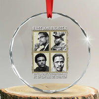Freedom Fighters Heritage Crystal Glass Ornament Malcolm X Marcus Garvey Huey P Newton Steve Biko Revolution TS02