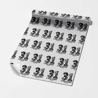 Freedom Number 31 Tribute Graphic Wrapping Paper Roll Thank You Charlie Kirk A True Patriot Memorial - Wonder Print Shop